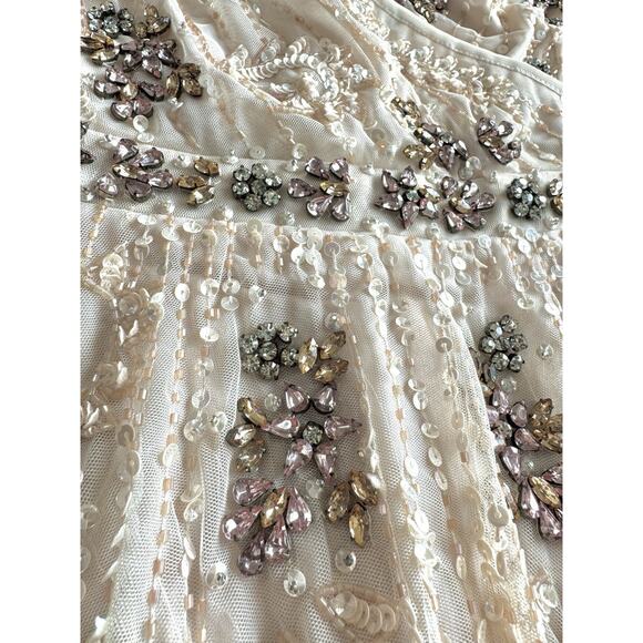 MAC DUGGAL 14 Embellished Wrap Cap Sleeve A-Line Evening Gown 93575 NWT $998 - Picture 14 of 16